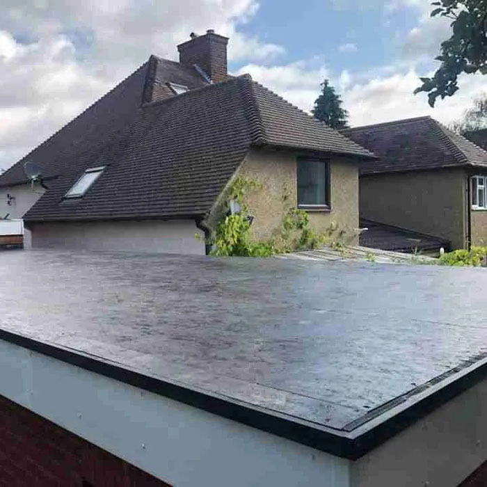 flat roof installation cork